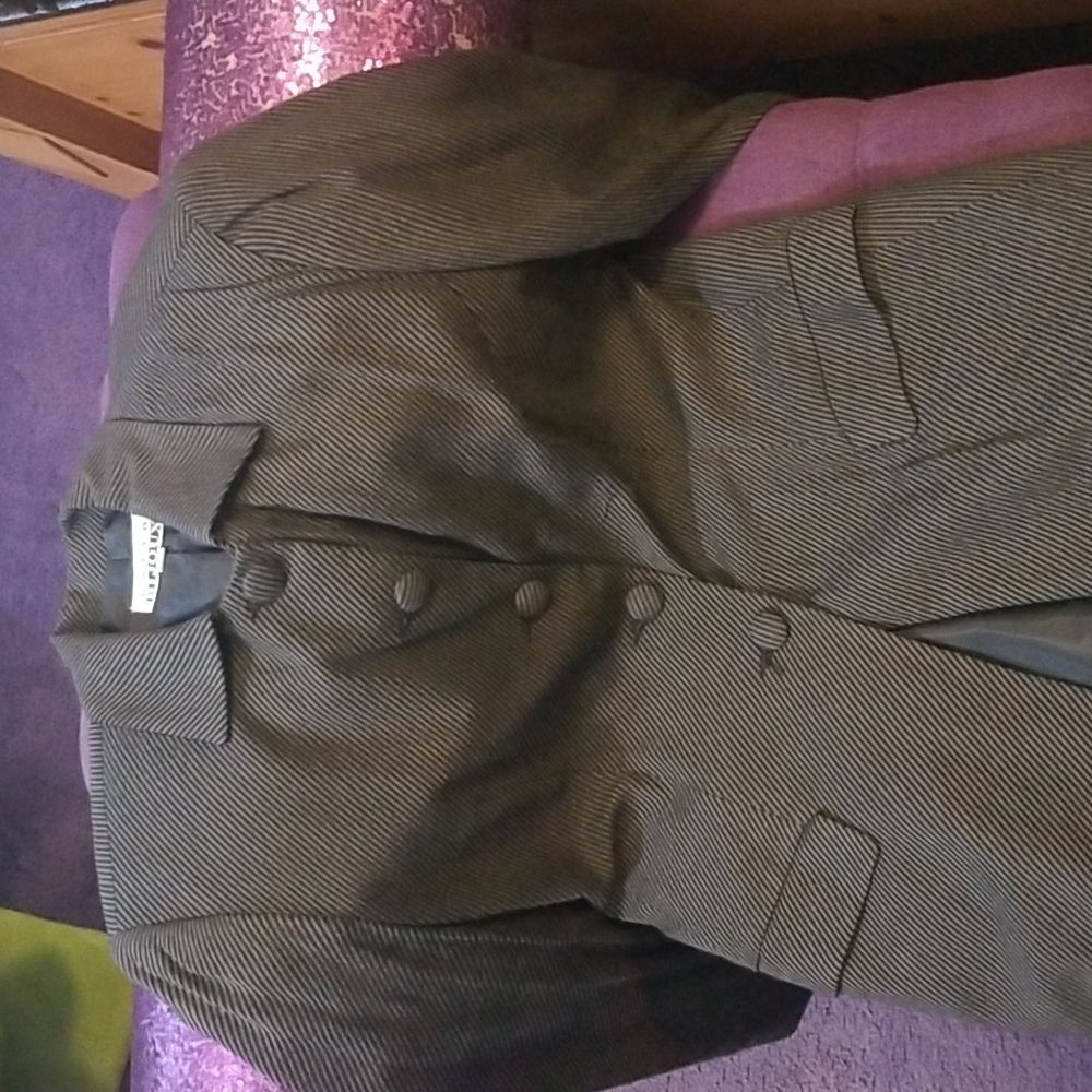 Wool dress with matching coat